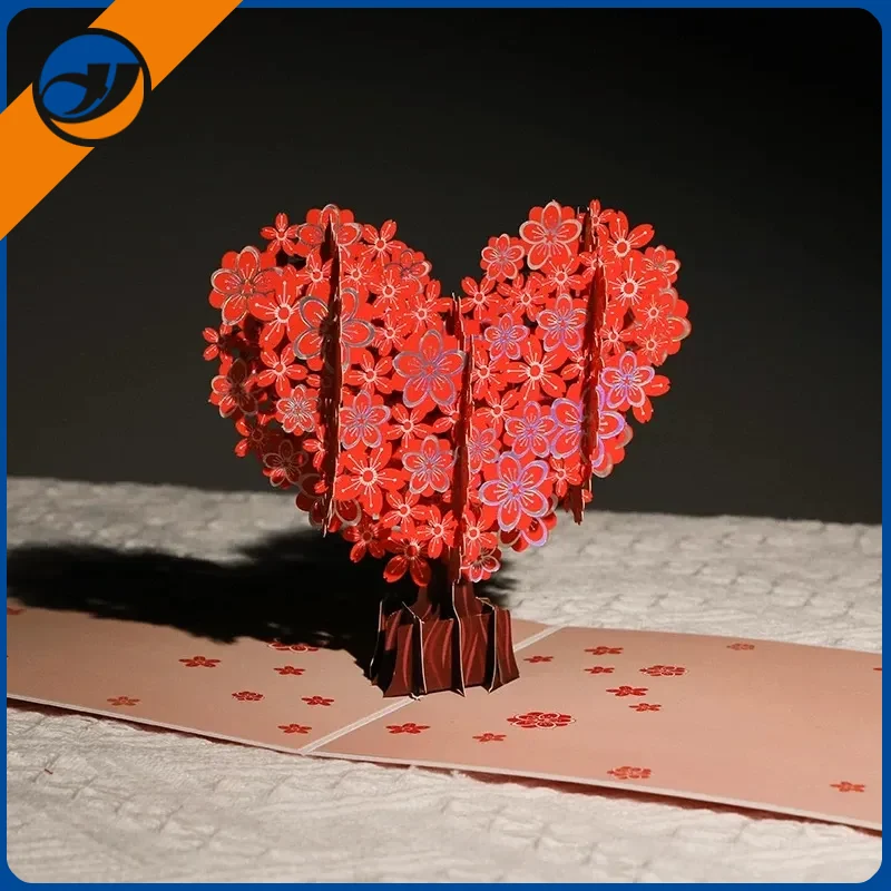 Κάρτα χαρτιού 3D Valentine